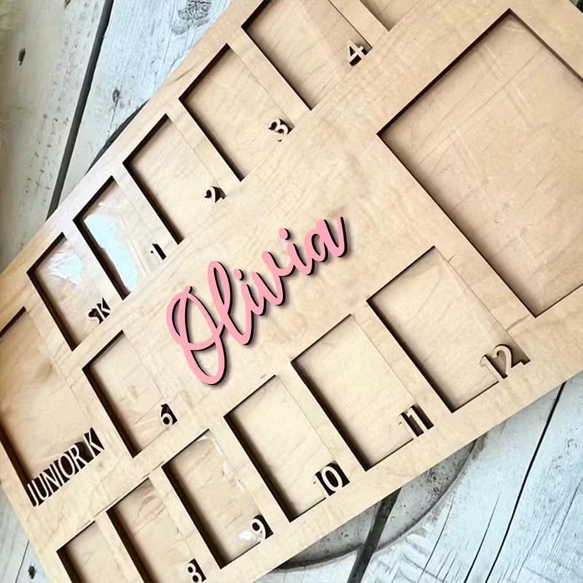 Photo Frame Baby - Custom Photo Frame Board Wooden Plaque