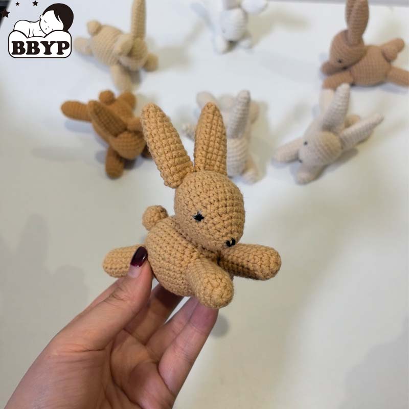 Baby Nursery Mobile - 1Pcs Adorable Crochet Rabbit Decoration, Baby