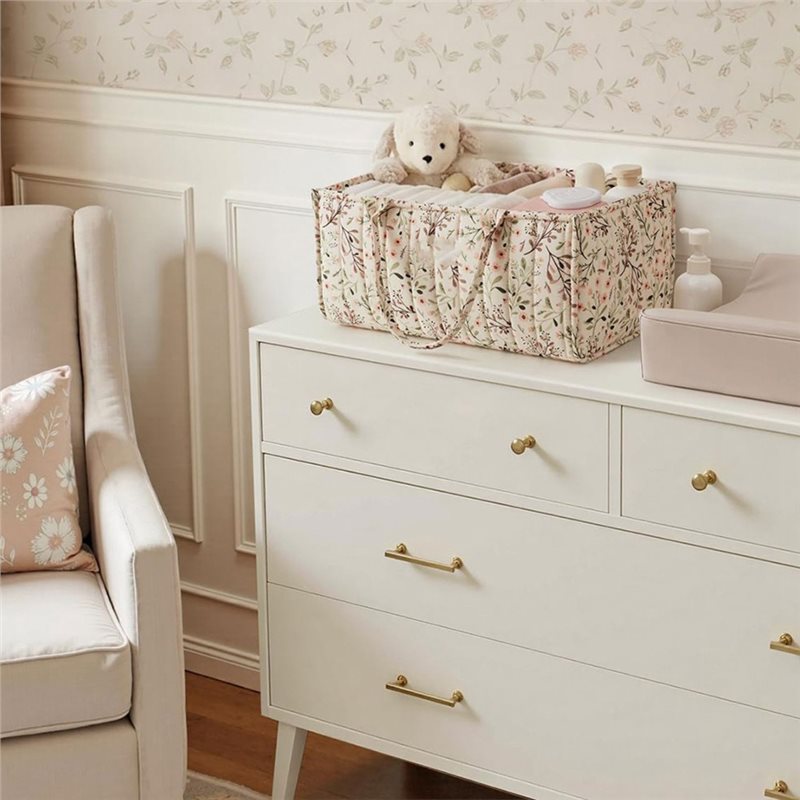 BEDW-Nursery Floral Diaper Cad - Baby Nursery Must Haves ulasan dan harga