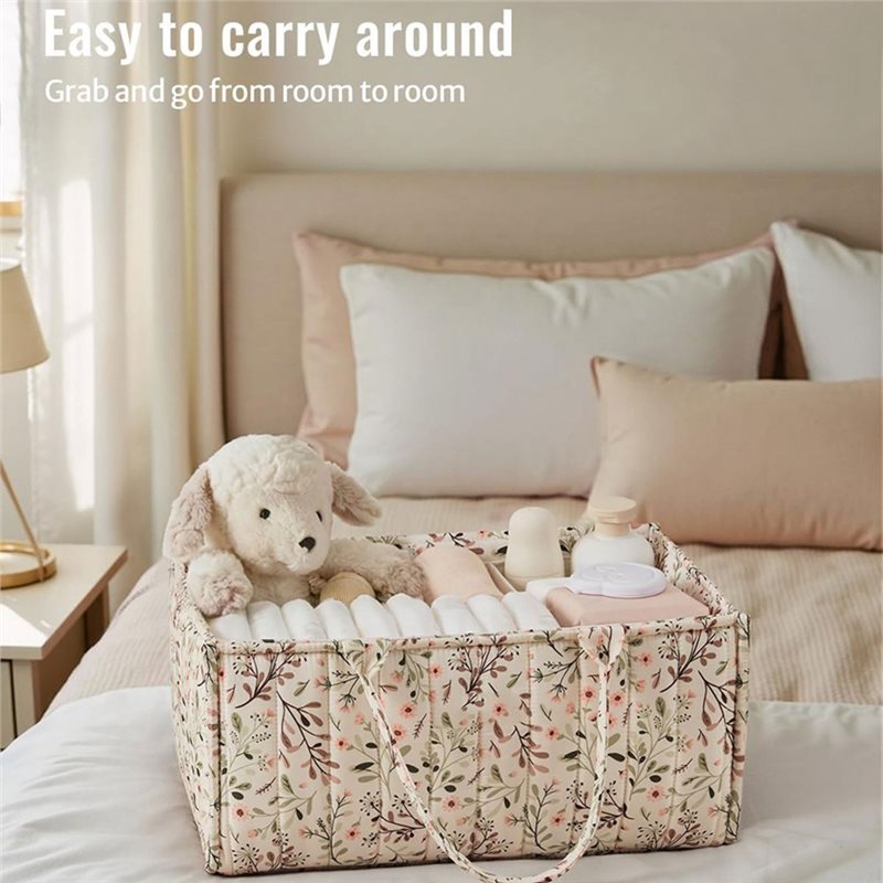 BEDW-Nursery Floral Diaper Cad - Baby Nursery Must Haves ulasan dan harga