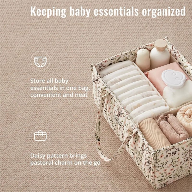 BEDW-Nursery Floral Diaper Cad - Baby Nursery Must Haves ulasan dan harga