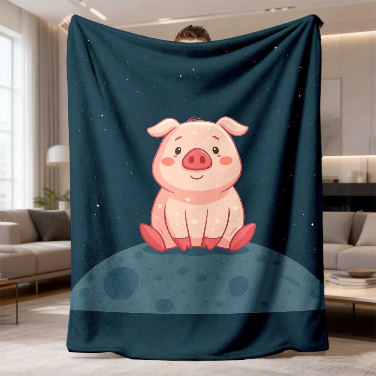 Cute Pig Nursery Blanket Throw - Baby Nursery In Hospital ulasan dan harga