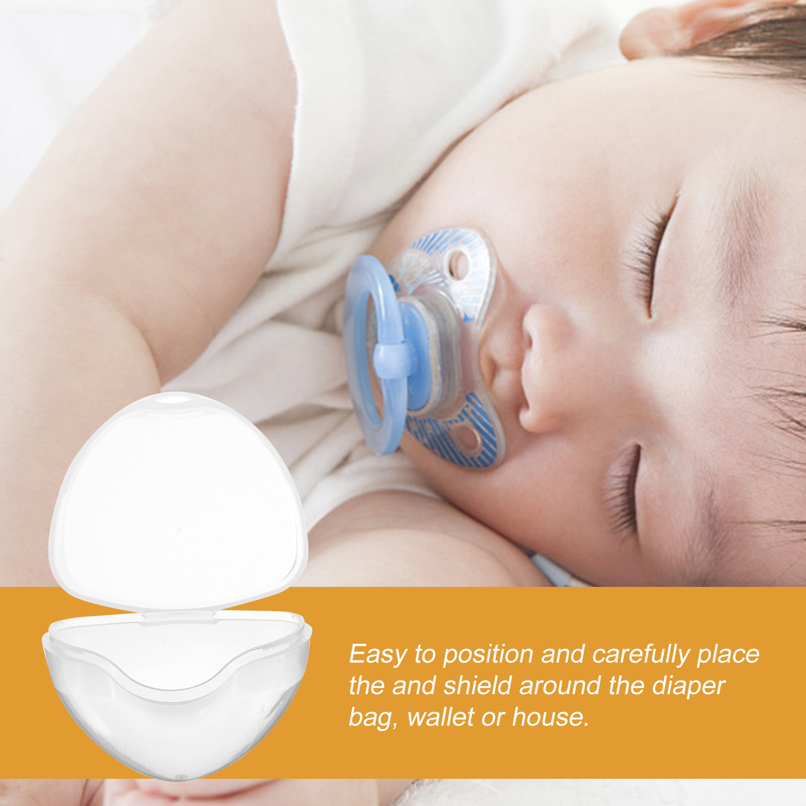 5Pcs Portable Pacifier Box Ste - Diaper Wallet Portable ulasan dan harga