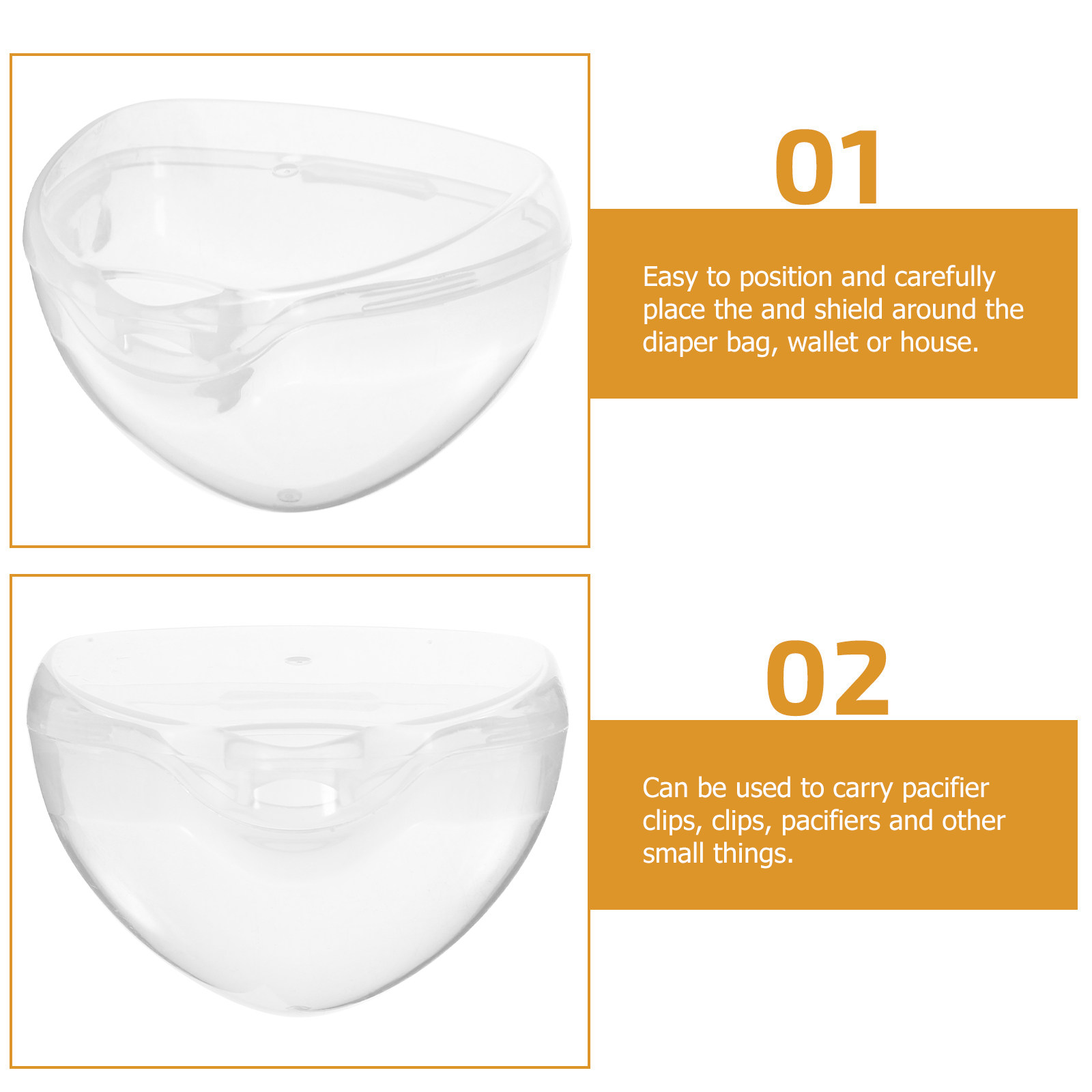 5Pcs Portable Pacifier Box Ste - Diaper Wallet Portable ulasan dan harga