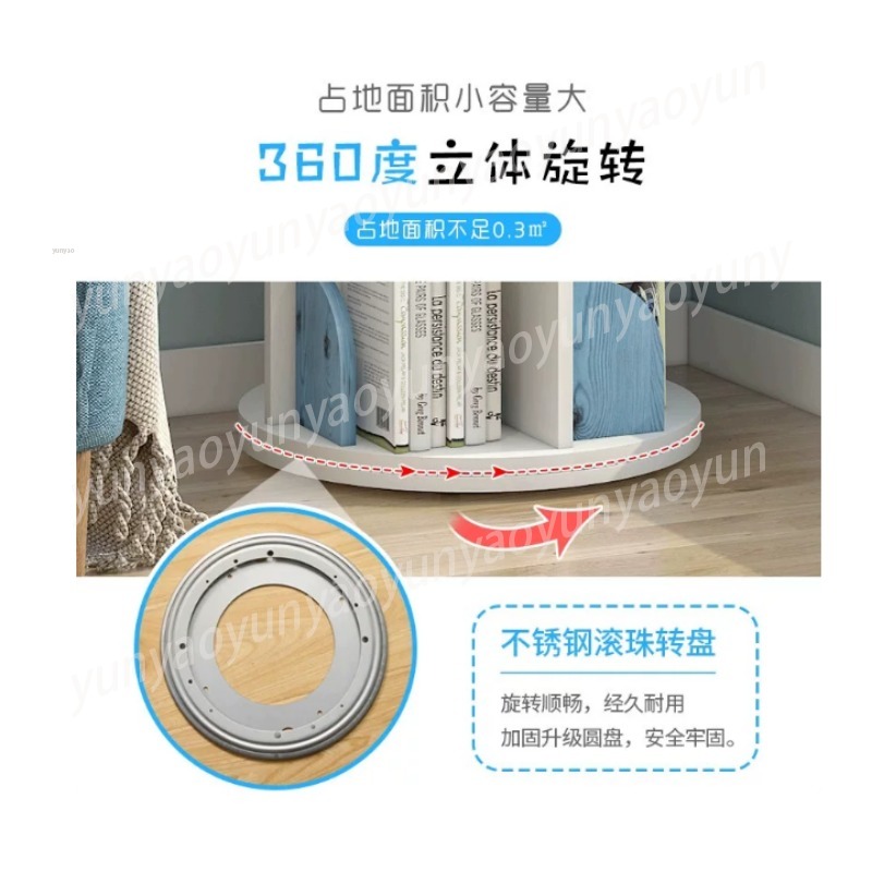 Creative Rotating Bookshelf Sm - Baby Bookshelf Small ulasan dan harga