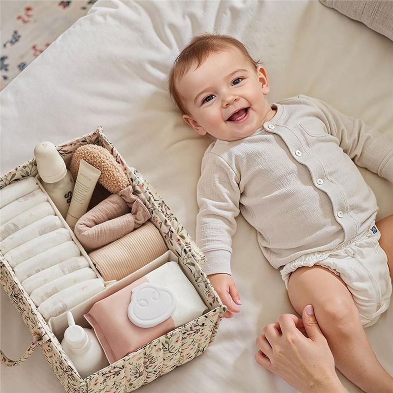 AINY-Floral Diaper Caddy Organ - Baby Nursery Must Haves ulasan dan harga