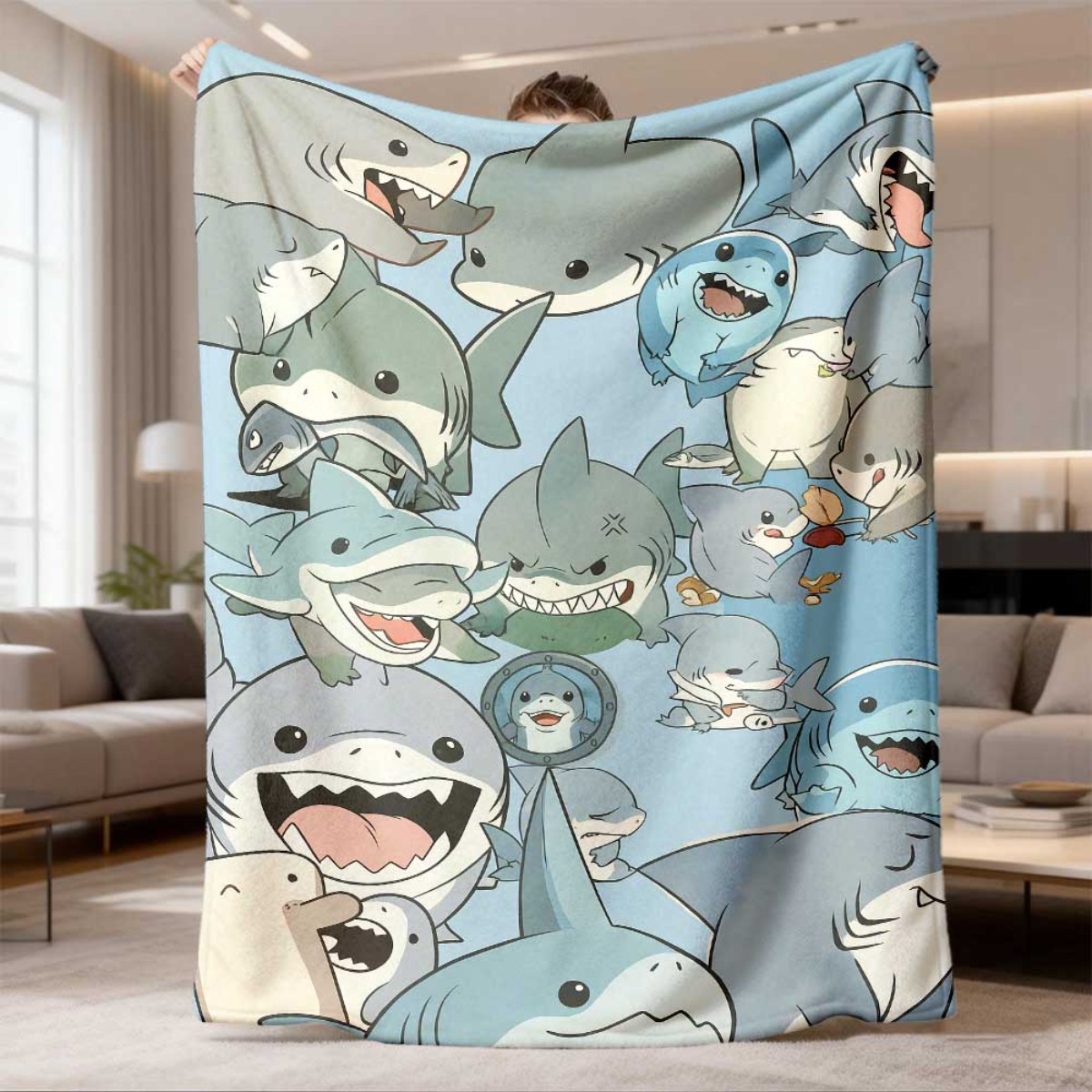 Large Cartoon Baby Sharks Flee - Baby Nursery In Hospital ulasan dan harga