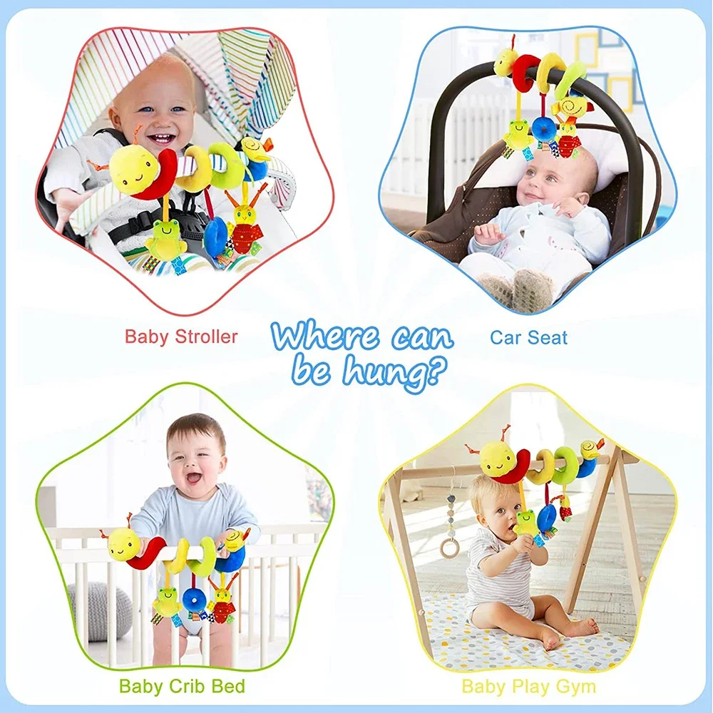 Spiral Stroller Toys Newborn P - Baby Nursery Mobile ulasan dan harga