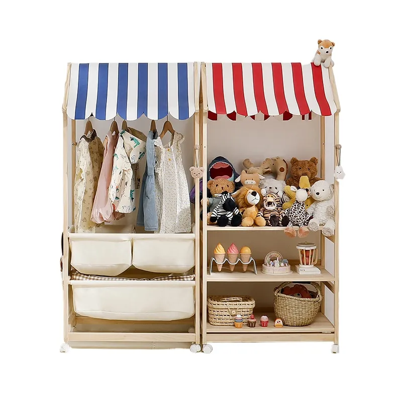 Solid Wood Kids Bookshelf Toy  - Baby Bookshelf Small ulasan dan harga