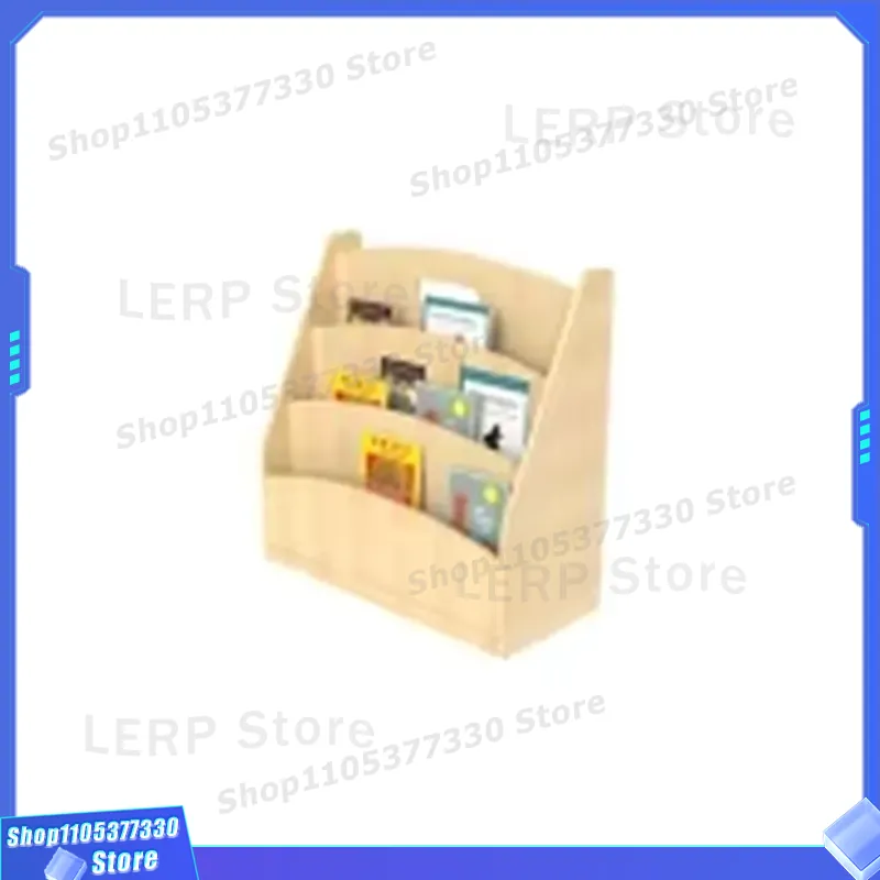 Wooden Hollow Daycare Furnitur - Baby Bookshelf Small ulasan dan harga