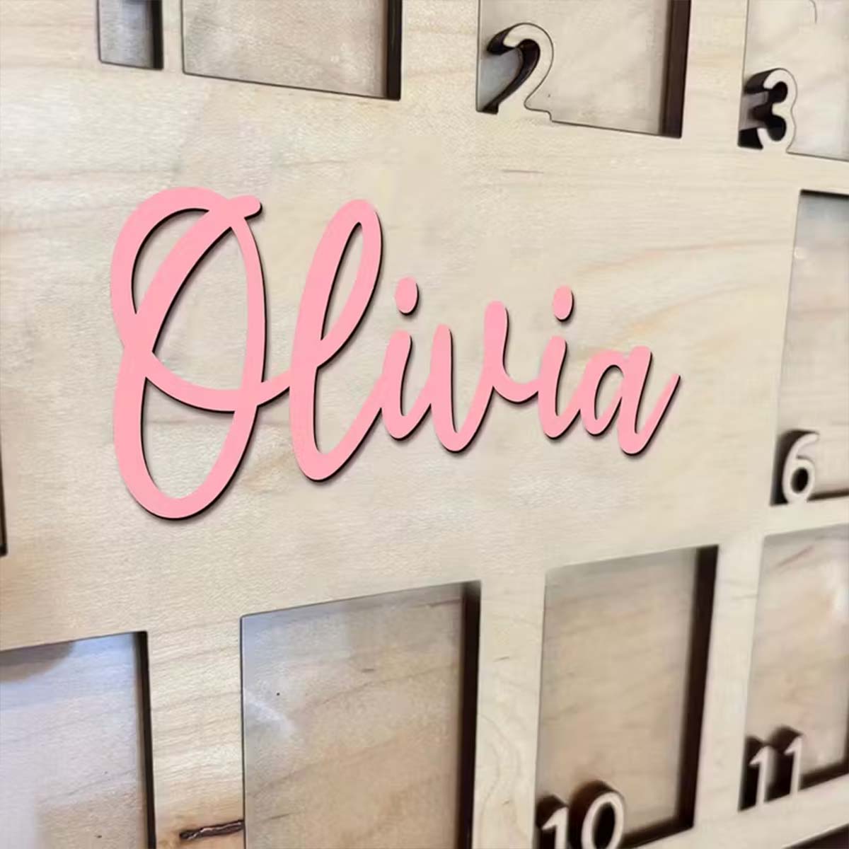 Custom Photo Frame Board Woode - Photo Frame Baby ulasan dan harga