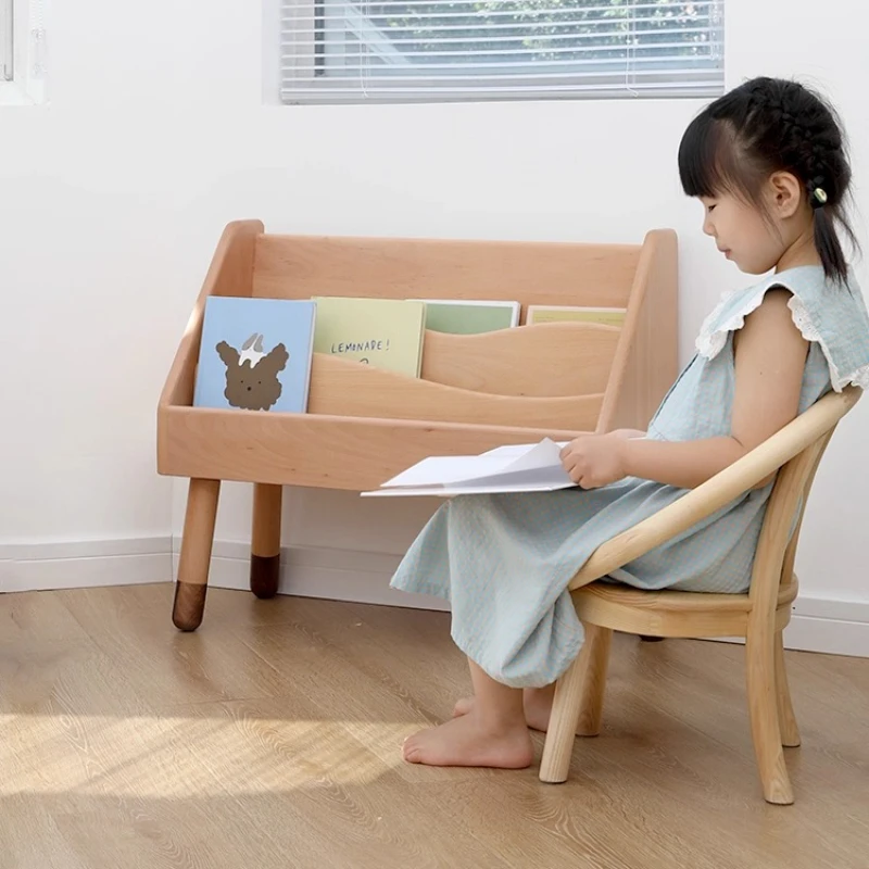 All solid wood children's book - Baby Bookshelf Small ulasan dan harga