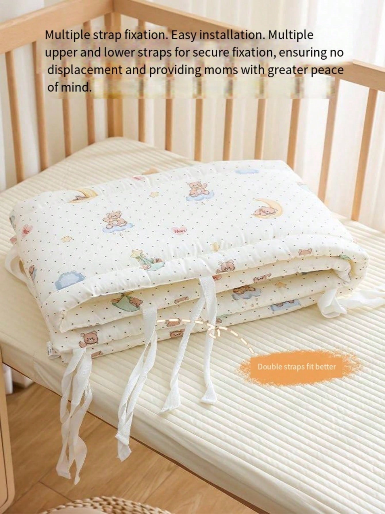 Baby Bumper Crib Bumper Protec - Bed Rail Toddler ulasan dan harga