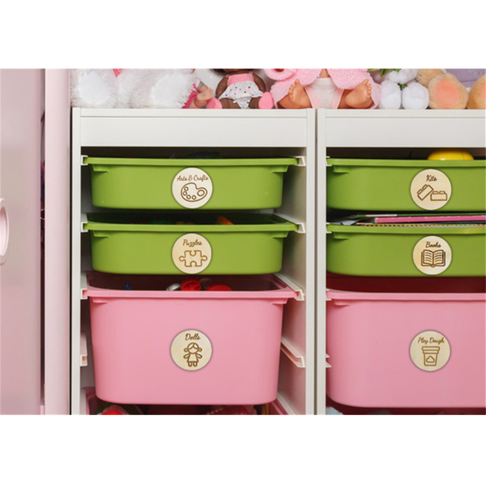 Wooden Storage Tags Baby Nurse - Baby Nursery Bundles ulasan dan harga
