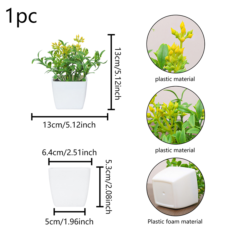 Artificial flower small potted - Baby Bookshelf Small ulasan dan harga