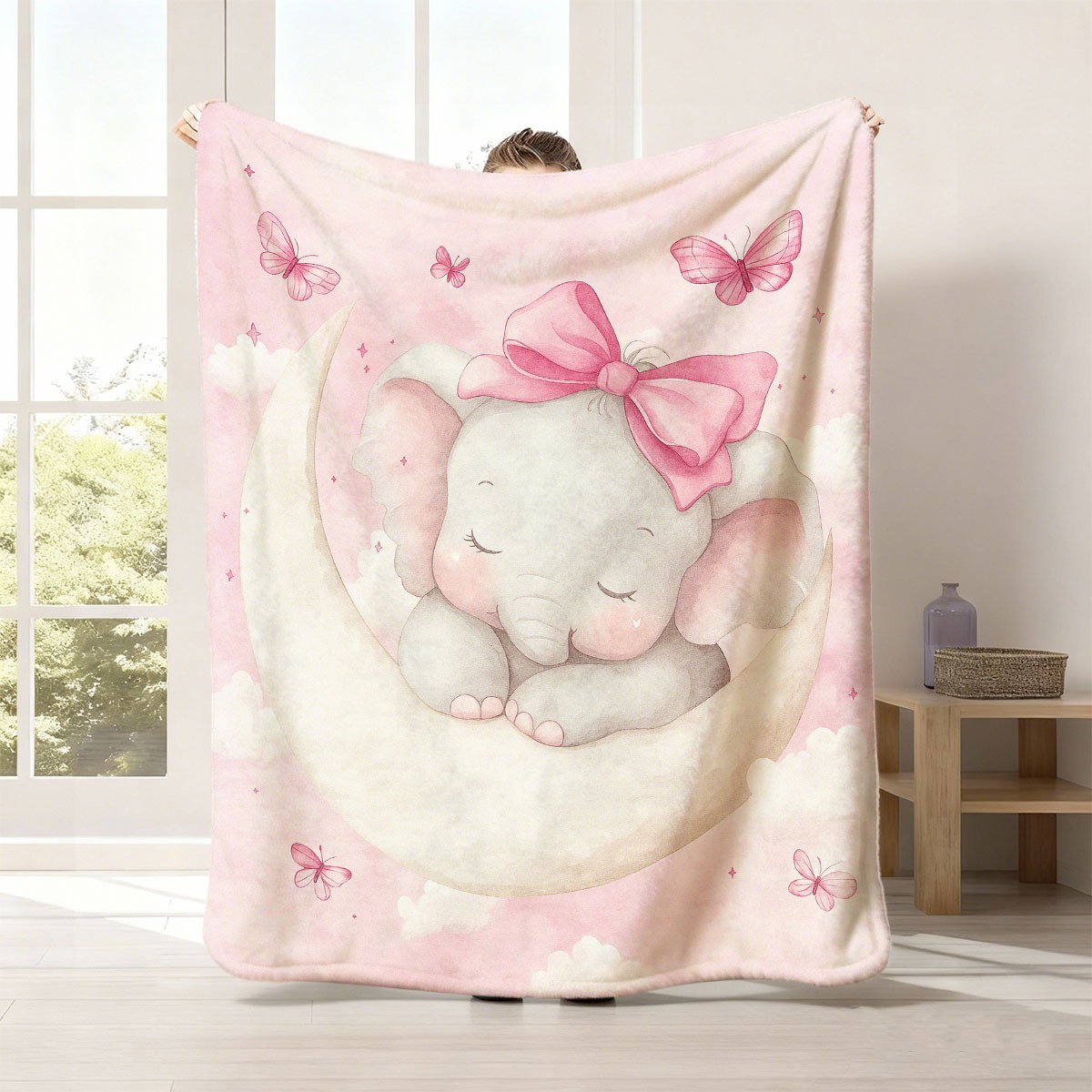 Plush Baby Elephant Moon Blank - Baby Nursery In Hospital ulasan dan harga