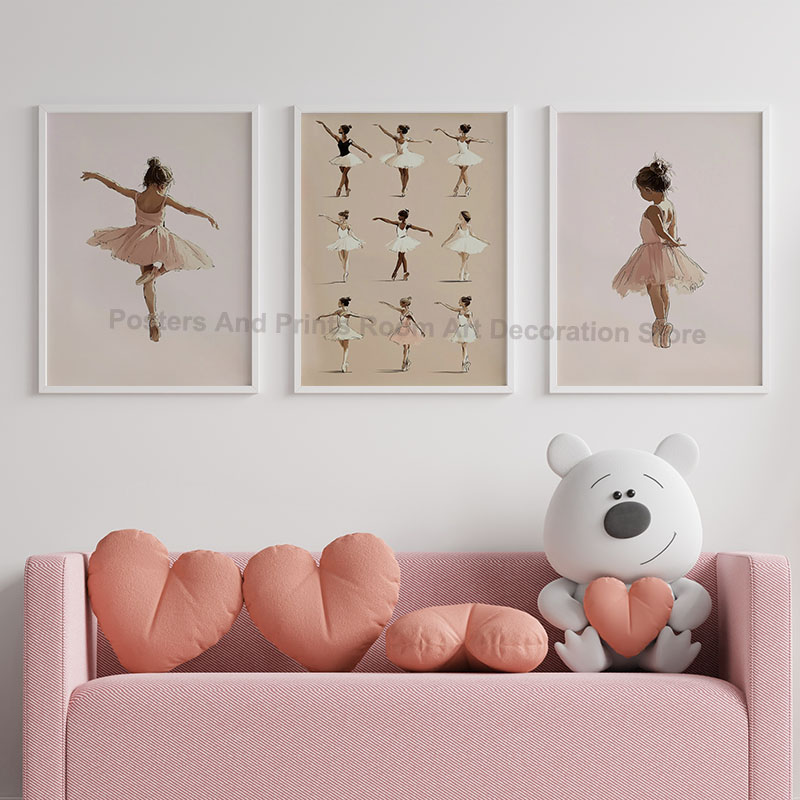 Modern Pink Baby Girl Ballet S - Baby Nursery Pink ulasan dan harga