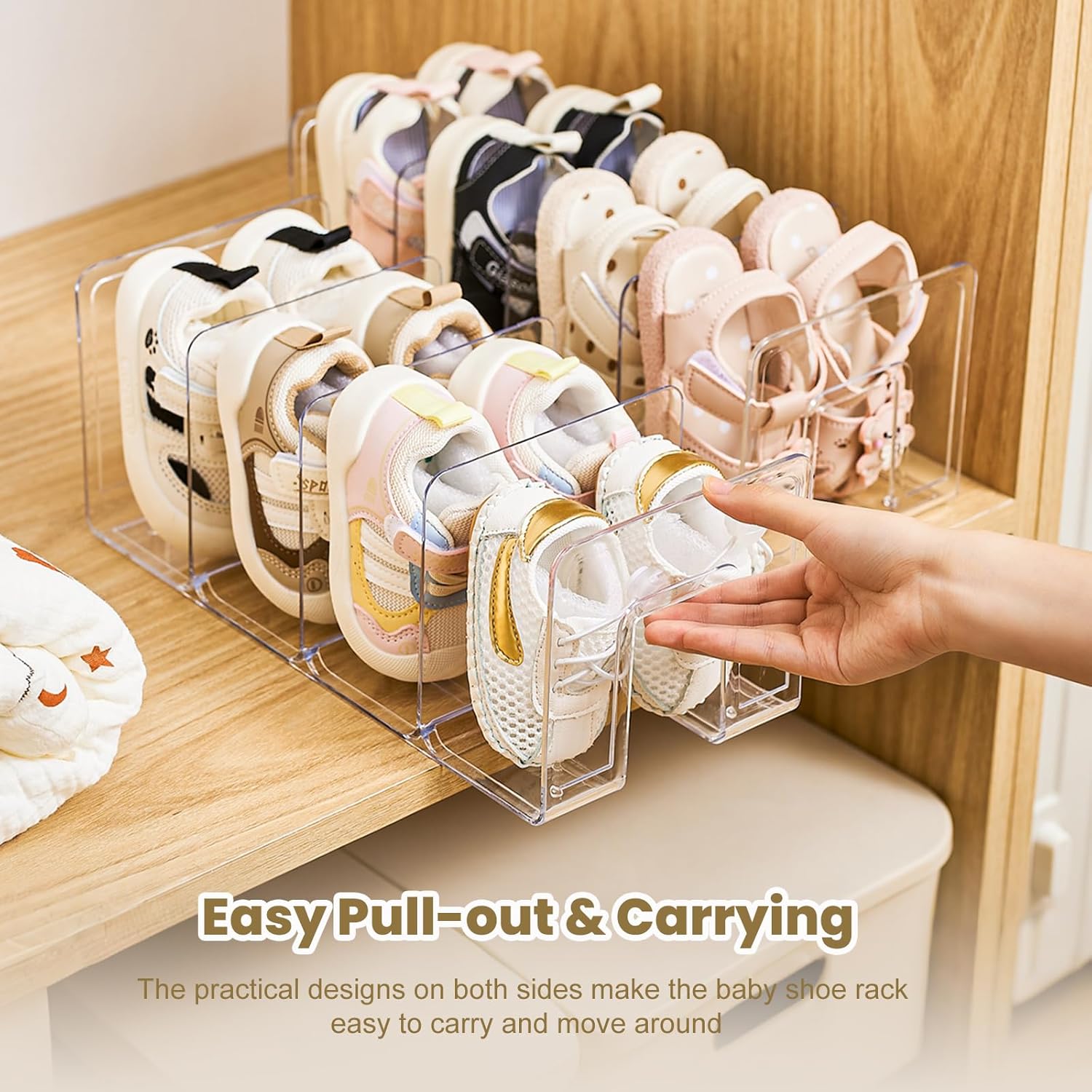 2 Pack Small Shoe Rack 4 Secti - Baby Bookshelf Small ulasan dan harga
