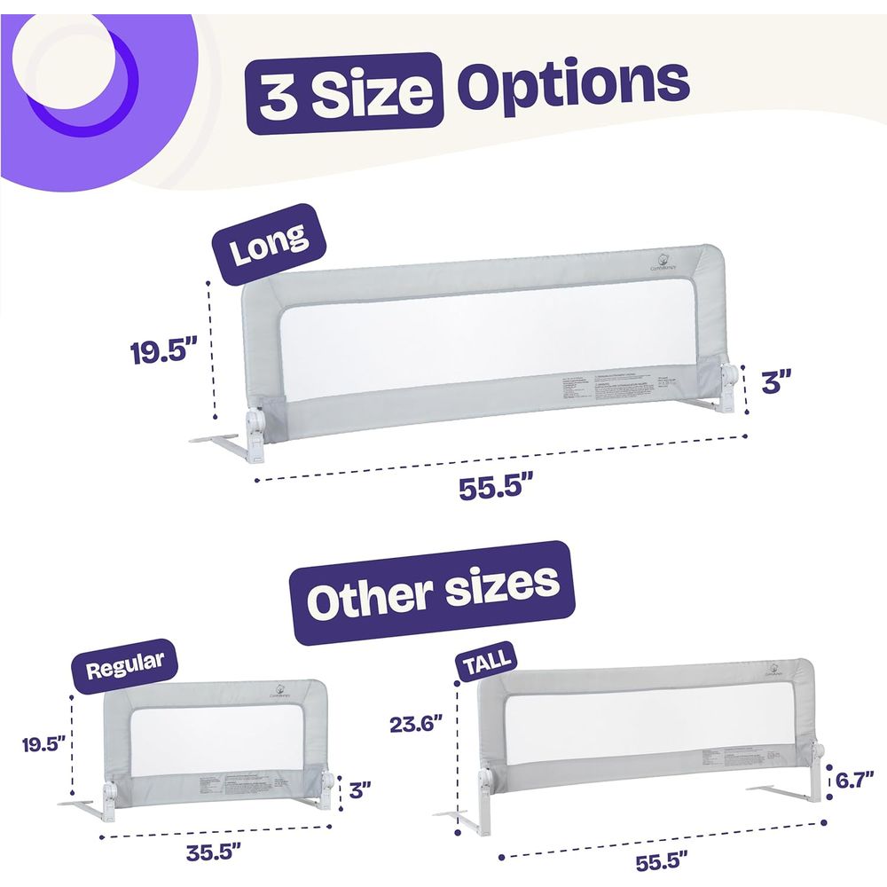 1-Pack Bed Rail Toddlers 55.5  - Bed Rail Toddler ulasan dan harga