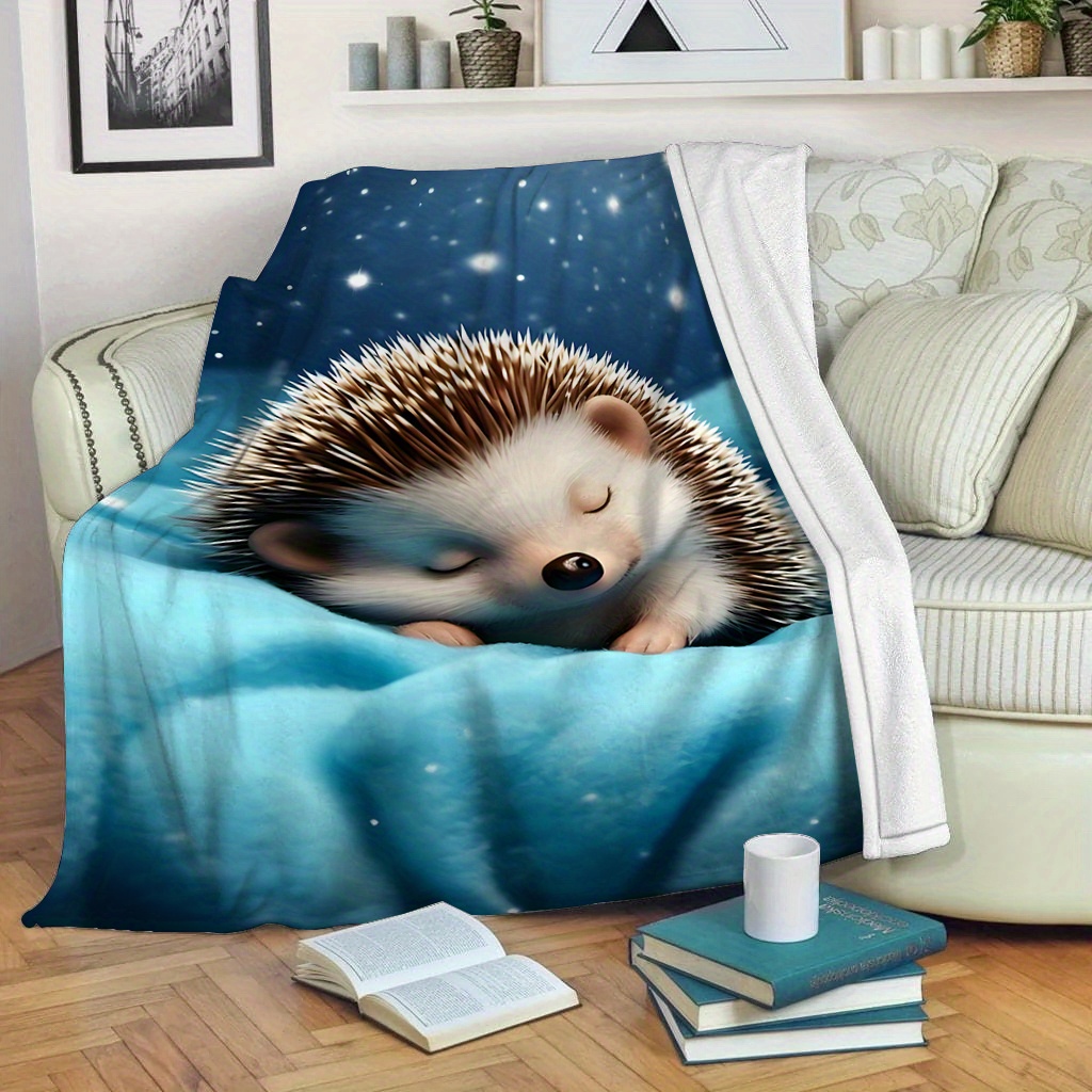 Cute Hedgehog Nursery Blanket  - Baby Nursery In Hospital ulasan dan harga