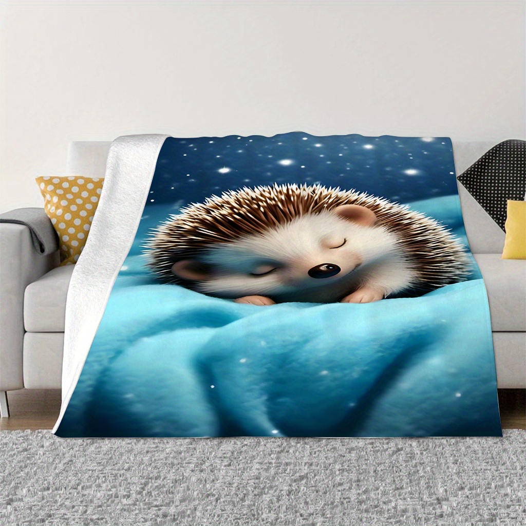 Cute Hedgehog Nursery Blanket  - Baby Nursery In Hospital ulasan dan harga