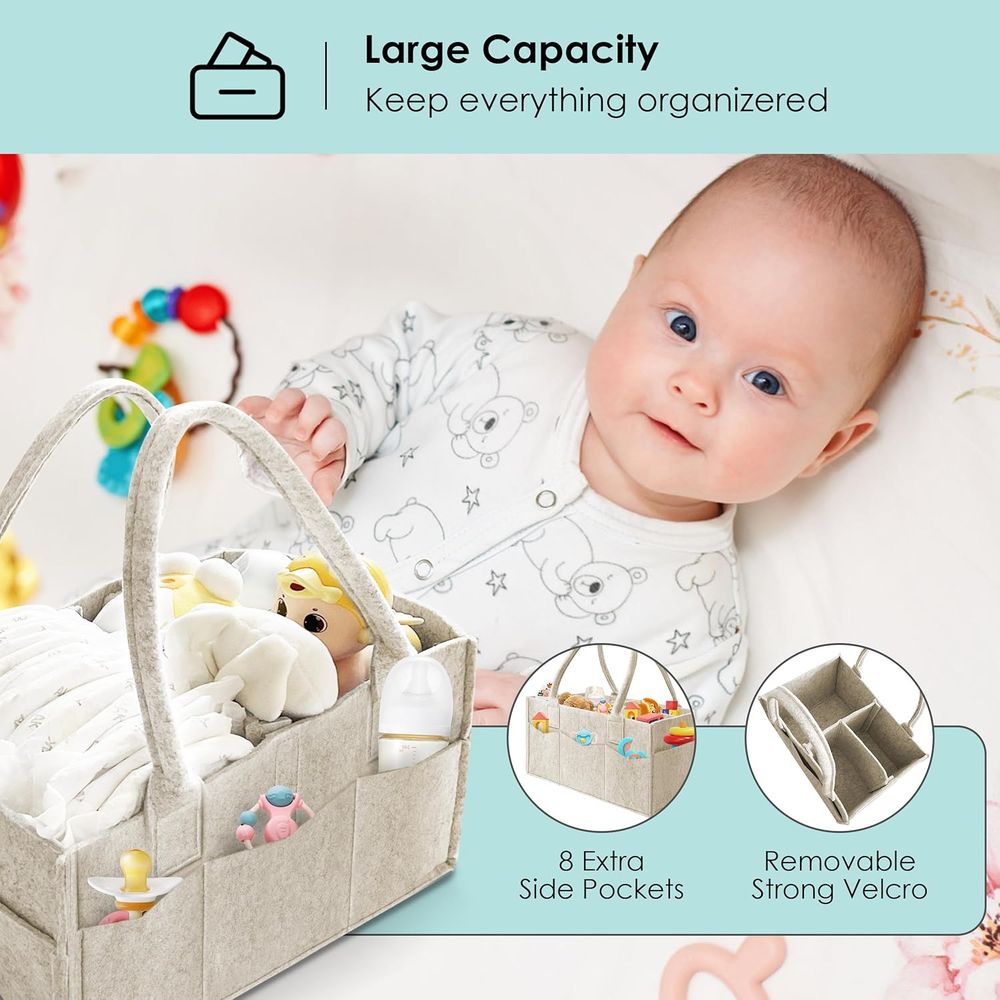 2-Pack Diaper Caddy Organizer  - Baby Nursery Must Haves ulasan dan harga