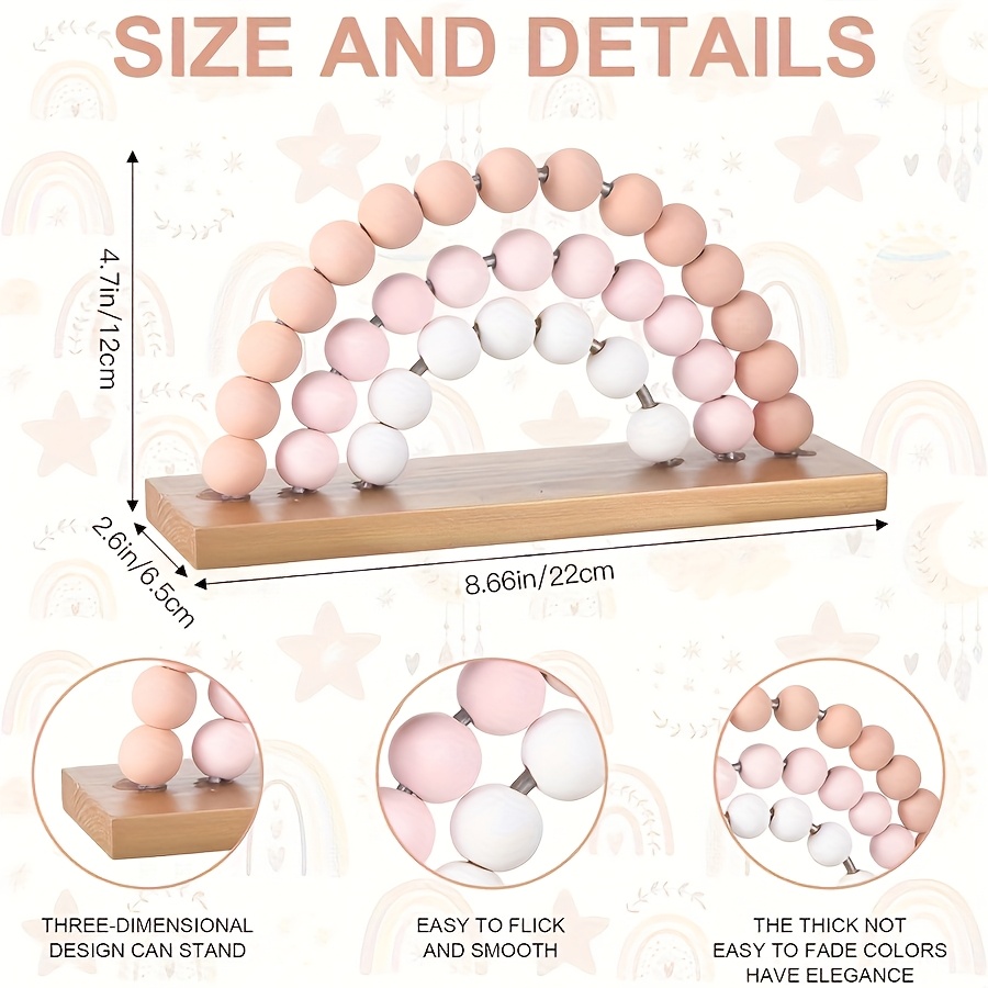 Rainbow Girl 3D Baby Room Deco - Baby Nursery Pink ulasan dan harga
