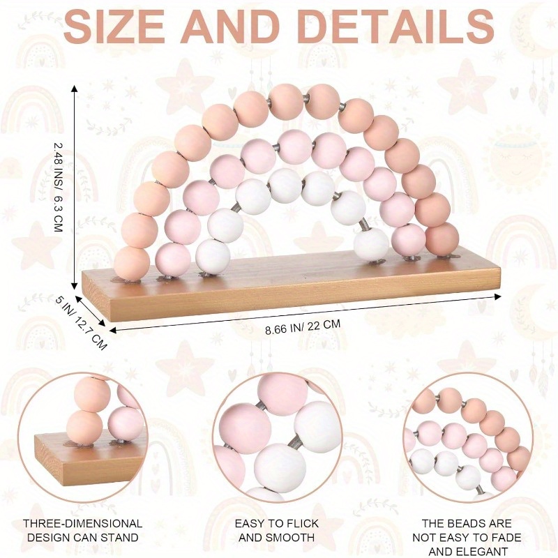 Rainbow Girl 3D Baby Room Deco - Baby Nursery Pink ulasan dan harga
