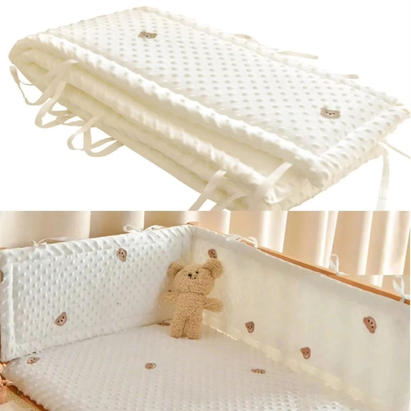 Solid Color Baby Crib Fence Co - Bed Rail Toddler ulasan dan harga