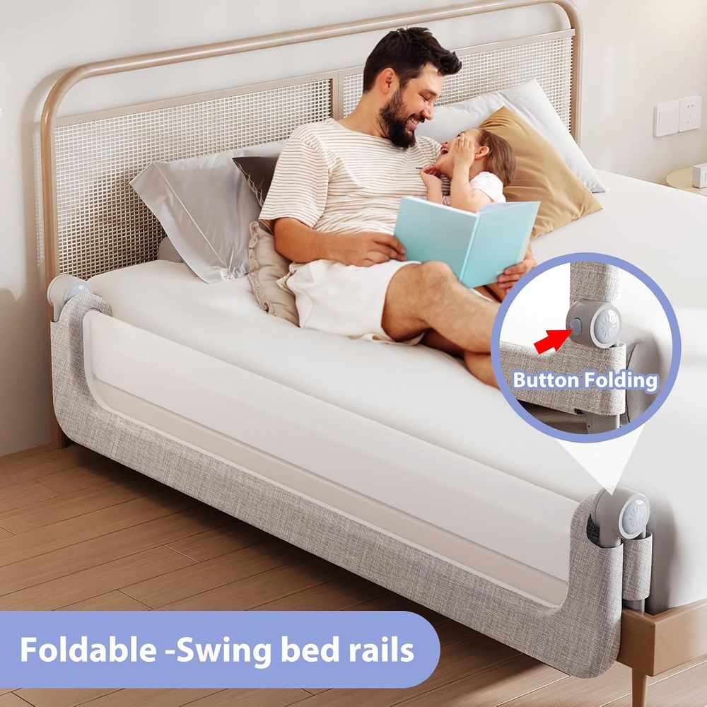 Baby Bed Rails Guard - Toddler - Bed Rail Toddler ulasan dan harga