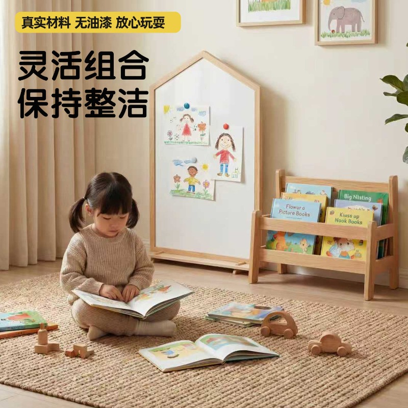 Children's bookshelf floor-to- - Baby Bookshelf Small ulasan dan harga