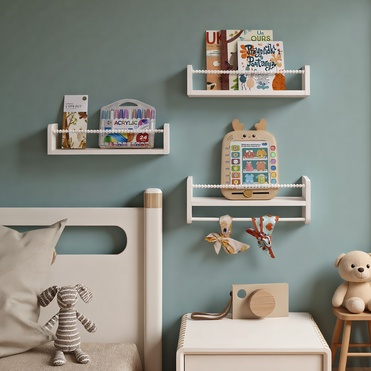 Floating Nursery Book Shelves  - Baby Bookshelf Small ulasan dan harga