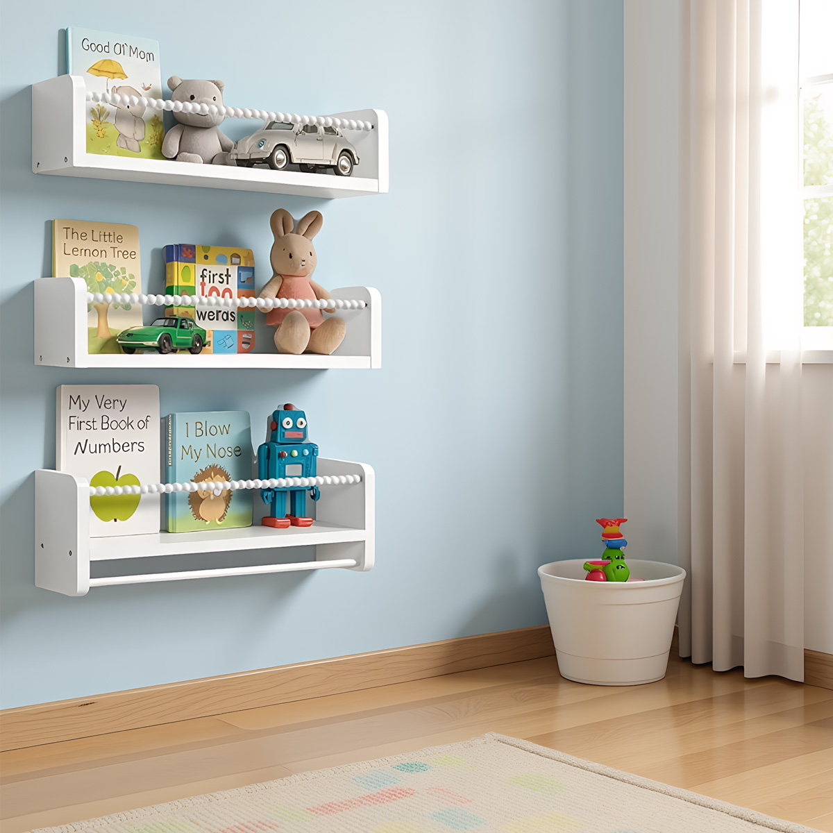 Floating Nursery Book Shelves  - Baby Bookshelf Small ulasan dan harga