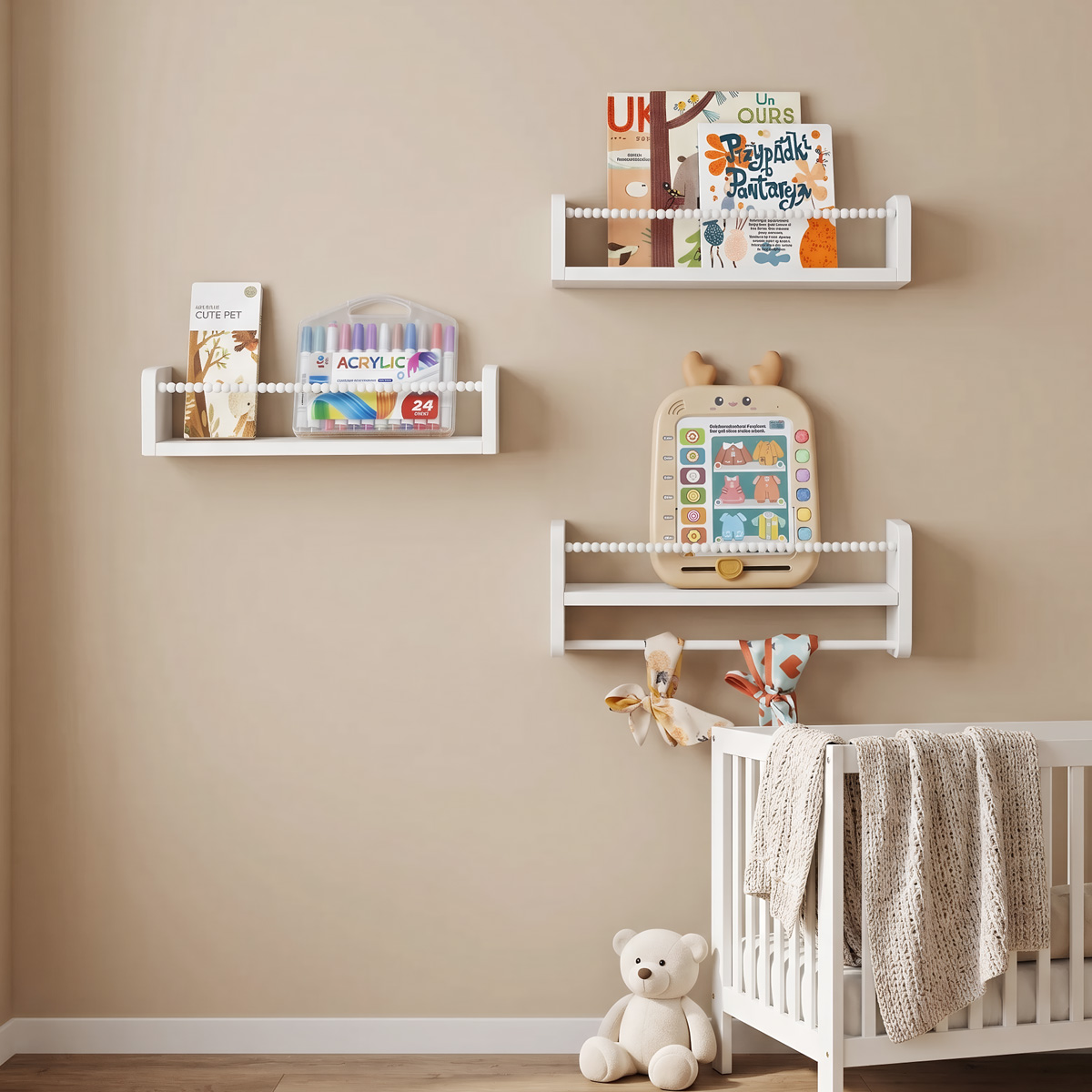 Floating Nursery Book Shelves  - Baby Bookshelf Small ulasan dan harga
