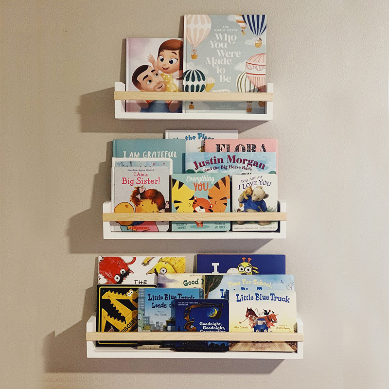Wall Shelf Wall Hanging Childr - Baby Bookshelf Small ulasan dan harga