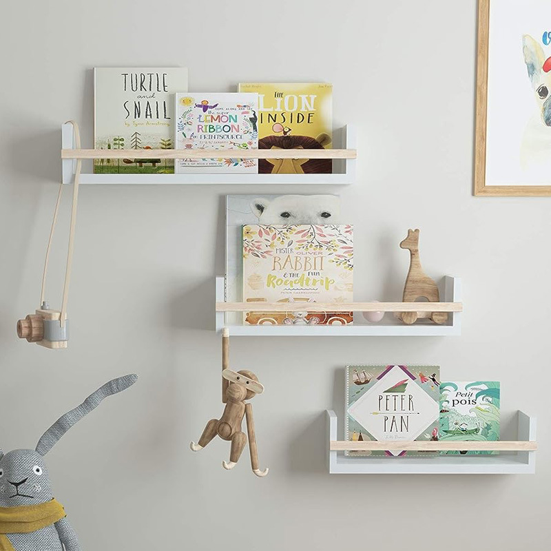 Wall Shelf Wall Hanging Childr - Baby Bookshelf Small ulasan dan harga