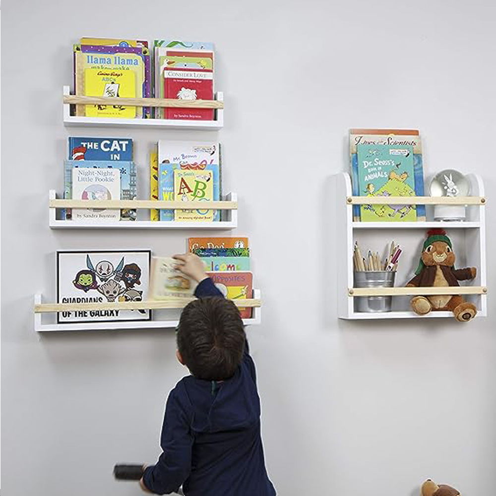 Wall Shelf Wall Hanging Childr - Baby Bookshelf Small ulasan dan harga